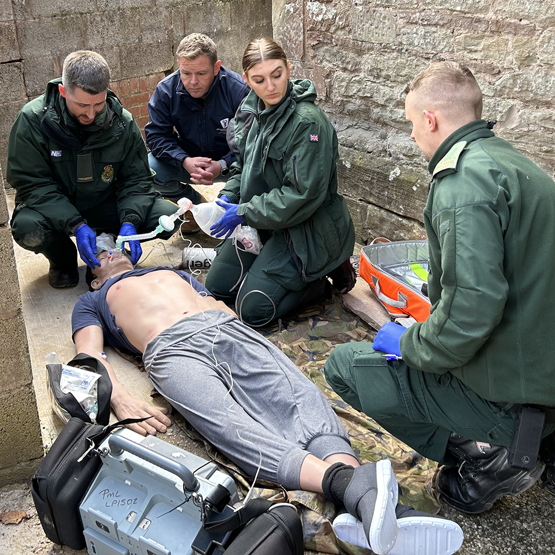 West Midlands Ambulance Service train with Prometheus